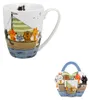 Becher, Kaffeetasse, Katzen Tasse, in einem Pappkorb - Produktbild-Vorschau 2