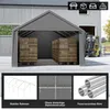 XINZI Garagenzelt Carport Zeltgarage Winterfest, Aluminium  Produktbild-Vorschau 8