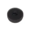 A black foam filter with a black plastic attachment in the center, isolated on a white background. Voir les images du produit
