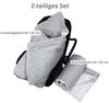 TupTam 2er SET Baby Decken Einschlagdecke 85x85 cm für Produktbild-Vorschau 2
