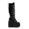 SWING-815 Damen Boots von DemoniaCult, Schwarz Lack , EU Produktbild-Vorschau 5