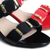 topschuhe24 3098 Damen Lack Pantoletten Sandalen, Produktbild-Vorschau 4