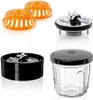 A collage of four different blender attachments, presented on a white background. Podgląd zdjęcia produktu
