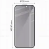 2x Gehärtetes Glas mit Privatschutzfilter für iPhone 15 Produktbild-Vorschau 2