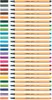 A collection of STABILO point 88 fineliner pens in various colors, arranged in rows. Produktbild-Vorschau