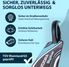 City Scooter Big Wheel Hudora Alu 8" 205 schwarz/blau 205mm Produktbild-Vorschau 18