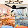 Jayseuw 132 cm – wentylator sufitowy z oświetleniem LED i Podgląd zdjęcia produktu 4