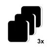 Magnetische Metallplättchen 3x Magnetplatten Rechteckig Produktbild-Vorschau 1