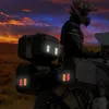 Cartello adesivo riflettente per borse da moto, giallo, 2 Anteprima dell’immagine prodotto 4