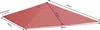 Toit de rechange pour pavillon de jardin 3 x 3 m, rouge Voir les images du produit 2