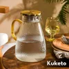 Kuketo | Glas Teekanne mit Sieb 1,8 L – Hitzebeständiger Produktbild-Vorschau 2