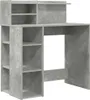 vidaXL Stôl betón sivý 90 x 48 x 101,5 cm materiál na báze Náhľad obrázku produktu 1