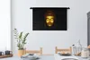 MuchoWow® Wandteppich Wandbehang Buddha - Gold - Schwarz Produktbild-Vorschau 3