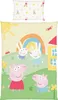 HERDING Peppa Wutz Kleinkind-Bettwäsche-Set ‘Peppas Welt’ – Produktbild-Vorschau 1