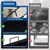 MODFU Lit Coffre Double 140x200 cm - Lit Moderne avec LED, Voir les images du produit 8