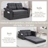 Cord-Zweisitzer-Sofa, Getraenkehalter, Seitentaschen, Produktbild-Vorschau 6