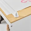 SoBuy Kindertisch mit 1 Stuhl Set Aufbewahrungsmöbel Weiß Produktbild-Vorschau 9