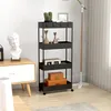 Chariot HOMCOM, étagère de cuisine à 4 niveaux, chariot de Voir les images du produit 7