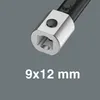 WERA Einsteck-Ringschlüssel Form A SW 10 Stahl 12 x 9 mm Produktbild-Vorschau 6