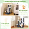 COSTWAY 2in1 Arbre à chat Escalier pour chiens, 77 cm, Voir les images du produit 6