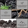 Aquarium Natursteine Lavastein schwarz 10 Kg Mix Größe S Produktbild-Vorschau 3