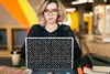MuchoWow® Laptop Aufkleber Sticker Cover Schwarz - Weiß - Produktbild-Vorschau 5