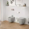 Hängendes WC RAK Ceramics Feeling, grau, matt, OHNE WC-SITZ Produktbild-Vorschau 4