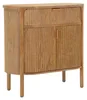 Komoda 80,5 x 82 x 46 cm, borovice, MDF, kov, hnědá Náhled obrázku produktu 1
