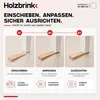 HOLZBRINK Holzkeile aus natürlichem Holz, 50 Stück, 11,7 x Produktbild-Vorschau 6