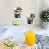 Borosilikatglas-Karaffe mit tropffreiem Deckel, 1,5 l, für Produktbild-Vorschau 3