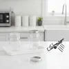 Relaxdays Sprossenglas 2er Set, Ständer & Abtropfschale, Produktbild-Vorschau 6