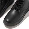 FITFLOP FitFlop F-Mode Leder-Schnürstiefeletten mit flachem Produktbild-Vorschau 22