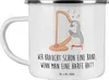 Mr. & Mrs. Panda Pott Harfenzauber - Weiß - Geschenk, Produktbild-Vorschau 1