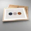 Gerahmtes Poster - Rahmen in heller Eiche - Minimalistisch Produktbild-Vorschau 3