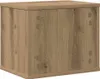 A wooden desk organizer is shown against a white background. Produktbild-Vorschau
