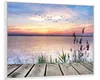 Wallario Wandbild Seepanorama mit Schilf und fliegenden Produktbild-Vorschau 2