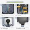 IP66 Résistant aux intempéries Prise de courant 1-fois en Voir les images du produit 7