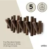 Umbra Picket Garderobenhaken Wandgarderobe, 5 Klapphaken, Produktbild-Vorschau 5