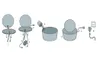 Gartenbrunnen/Zierbrunnen in Plastik-Schale für Bodeneinbau Produktbild-Vorschau 6