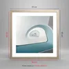 Gerahmtes Poster - Rahmen in heller Eiche - Dreidimensional Produktbild-Vorschau 5