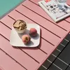Gartencouchtisch aus Stahl Rosa - Oviala Palavas Produktbild-Vorschau 3