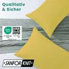 Jersey Kissenbezug 2er Set 40x145 cm 100% Baumwolle Gelb Produktbild-Vorschau 3