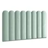 A row of mint-colored, oval-shaped upholstered panels against a white background. Anteprima dell’immagine prodotto
