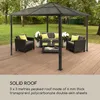 Blumfeldt Pantheon Solid Sky Ambient Solar, pavilon s šedou Náhled obrázku produktu 7