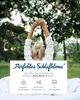 A person stretching in a natural outdoor setting, with a graphic overlay highlighting product features. Produktbild-Vorschau
