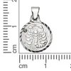 F Anhänger 925/- Sterling Silber 1,7cm weiß Kristall weiß Produktbild-Vorschau 2