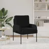 vidaXL Sofas mit Kissen 55cm Schwarz Sperrholz Produktbild-Vorschau 3