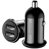 Baseus Grain Pro 2X Usb 4.8A Chargeur de voiture (Noir) Voir les images du produit 2