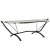 vidaXL Outdoor-Loungebett mit Dach Creme Stahl und Produktbild-Vorschau 5