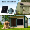 9.8in Solar Abluftventilator mit Solarpanel Portable Vent Produktbild-Vorschau 3
